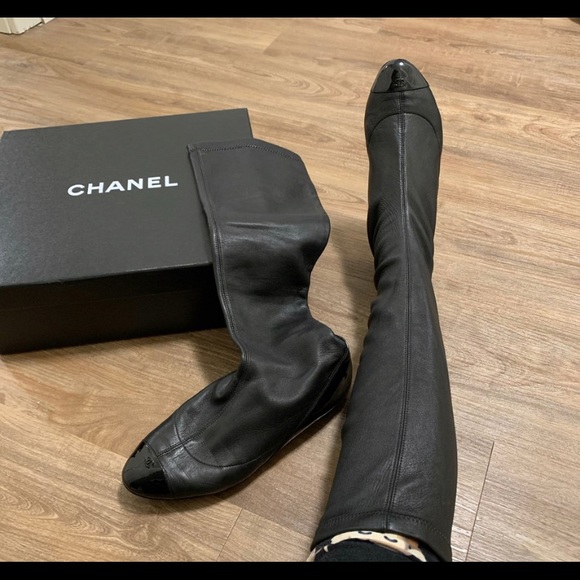 Rare * CHANEL Boots - Picture 1 of 8